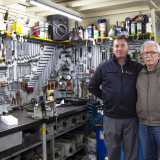 A �capitanarla� � il 72enne Giorgio Mallardi, grande appassionato del settore, qui con il 50enne figlio Giuseppe